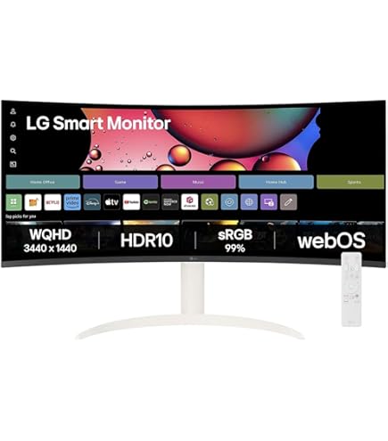 LG 40WP95C-W 40” UltraWide Curved WUHD (5120 x 2160) 5K2K Nano IPS